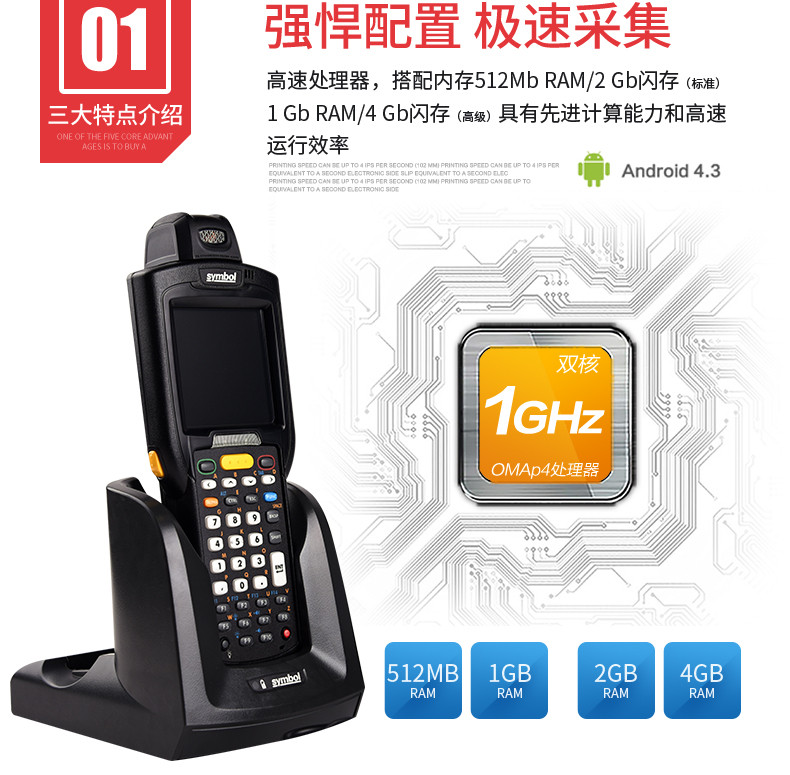 摩托羅拉MC32N0數據采集器MC3190升級版