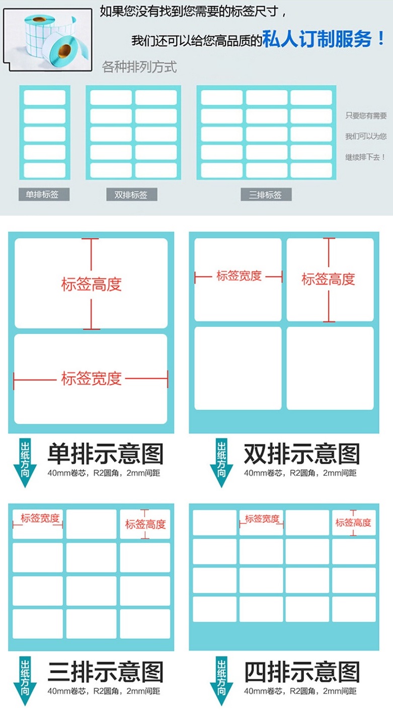 E郵寶專用標簽 物流快遞面單打印紙 電子面單打印紙