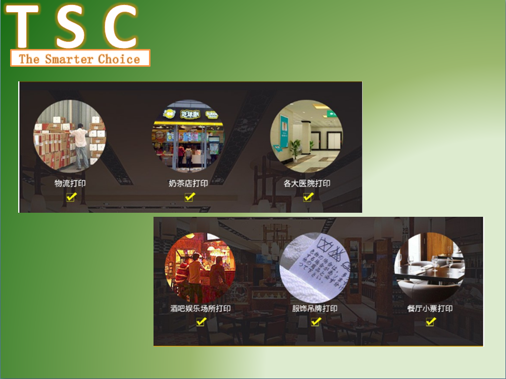 TSC (臺半）TX200系列不干膠標簽二維碼工業條碼203dpi高清超清熱轉印打印機