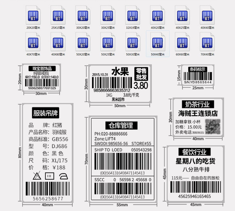 TSC TTP-244Pro 啞銀紙條碼打印機