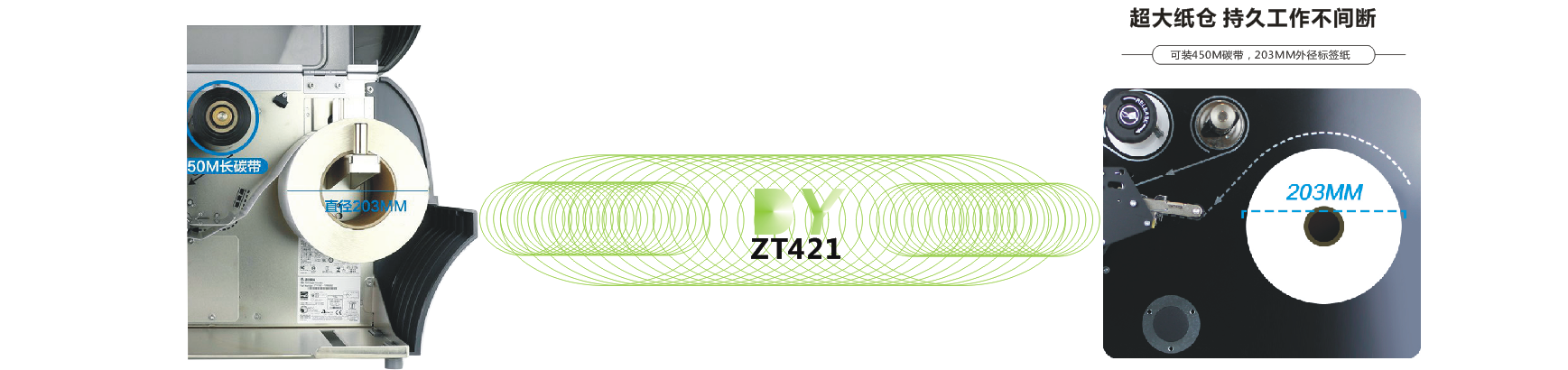 斑馬Zebra ZT421 工業打印機 商用打印機